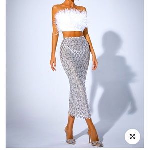 Feather & Sequin 2 apiece Mew Mews Set